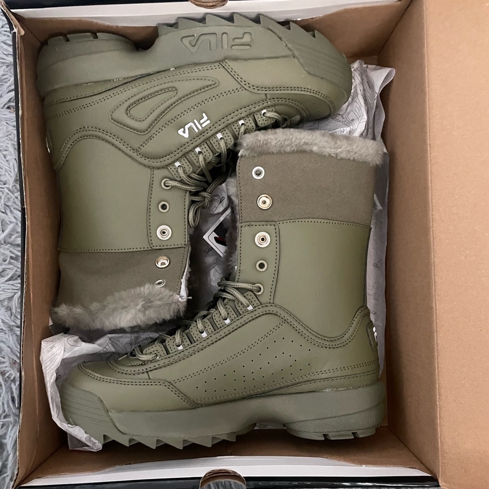 Fila Disruptor Shearling Boots - kids